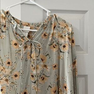 H&M Floral Blouse/Tunic/Dress